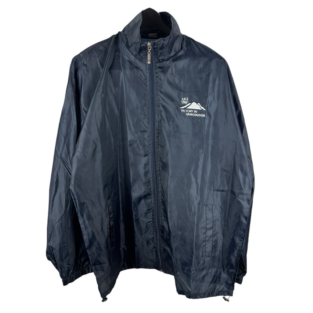 Vintage Y2K USA Olympics Vancouver Windbreaker Jacket Size XL